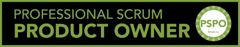 Professional Scrum Product Owner long logo